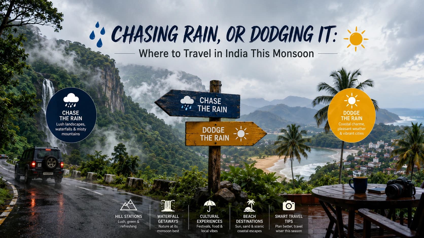Best Places to Visit in India During Monsoon 2026, From Ladakh to Meghalaya